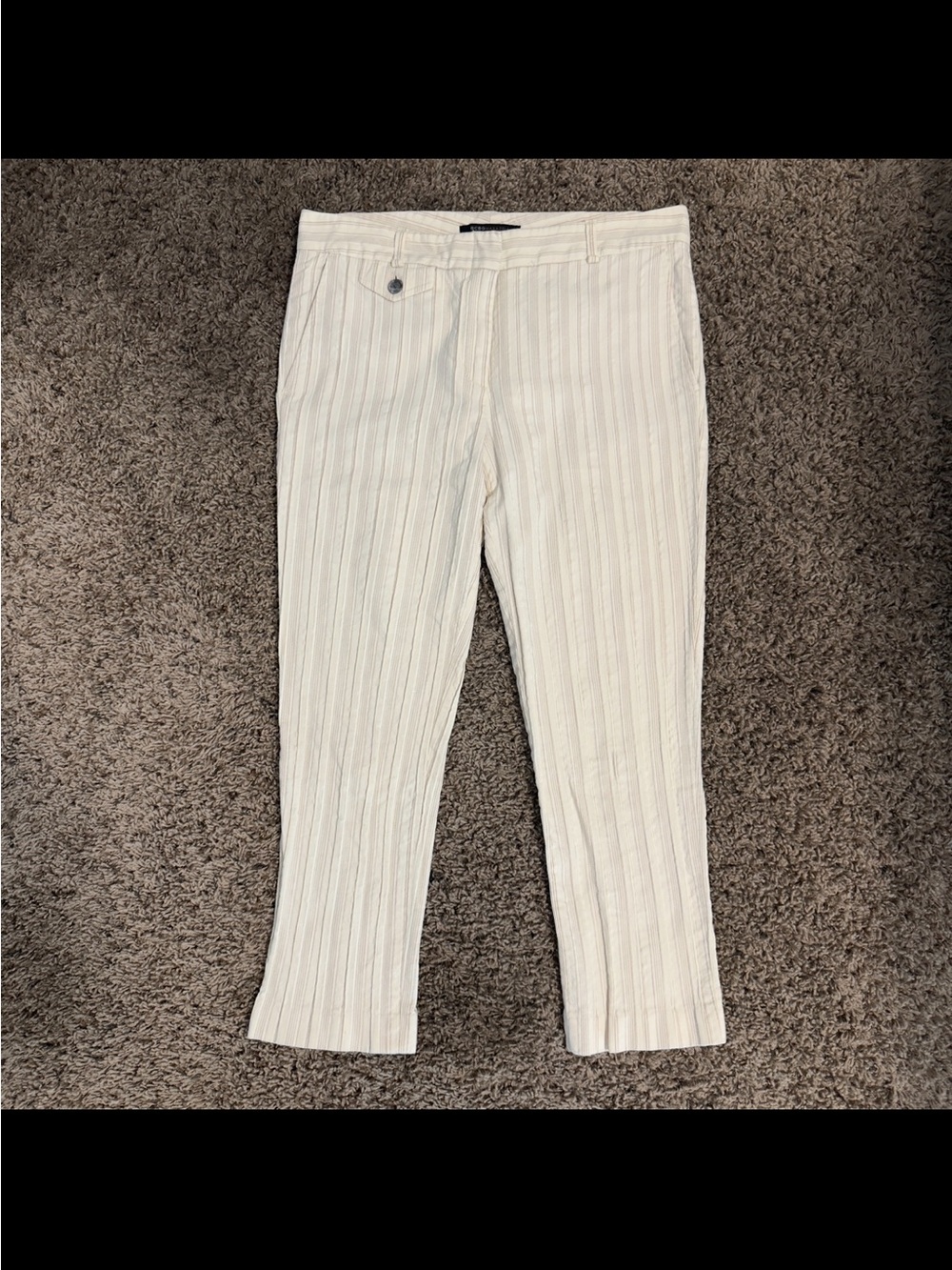 Y2K BCBG Stripped Capri Trousers